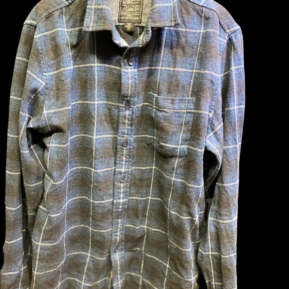 Grayers Other - Grayers charcoal blue flannel